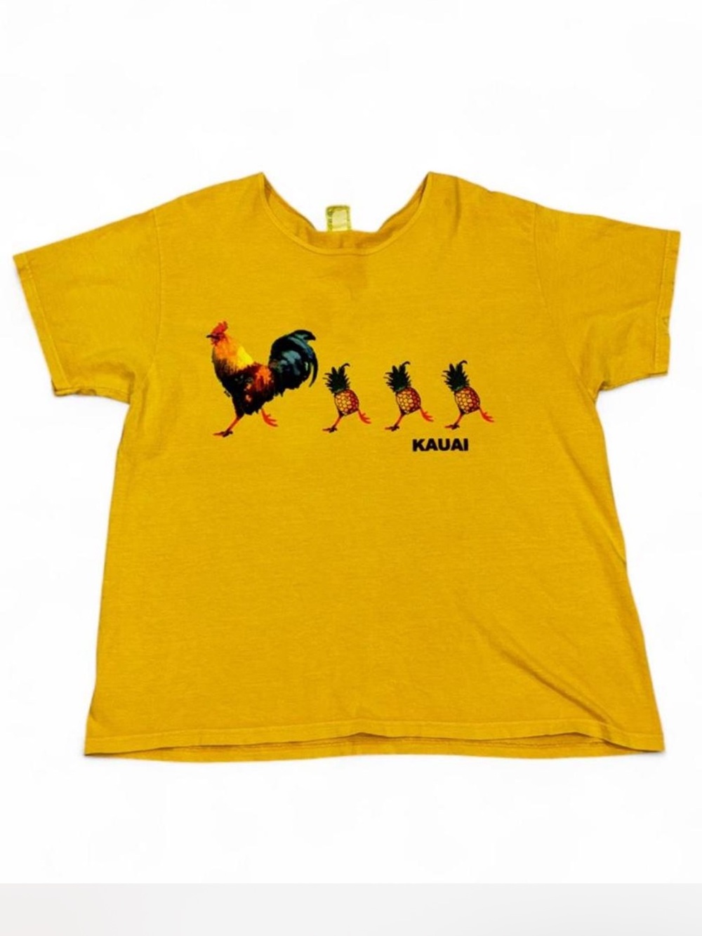 Kauai Yellow Short-Sleeve Graphic Tee